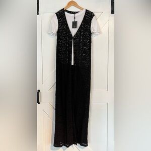 Massimo Duty Floor Length Lace Topper